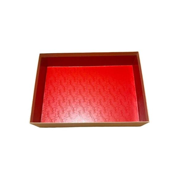 Christian Louboutin Empty Shoe Box Storage Gift W/ Red Inside 10.5”x7.25”x2.75” - Picture 7 of 11
